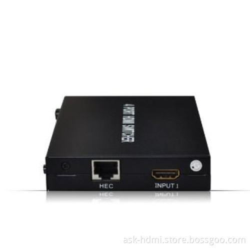 Audio video switcher box 4 input 1 output